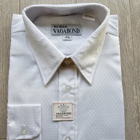 New Vintage Textured Dress Shirt - Picture 2 of 8